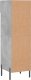 vidaXL Szafka na buty, szarość betonu, 30x35x105 cm 8