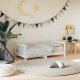 vidaXL Rama łóżka dziecięcego, biała, 70x140 cm, drewno sosnowe 1