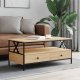 vidaXL Stolik kawowy, dąb sonoma 100x51x45 cm 1