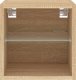 vidaXL Ścienna szafka TV z LED, dąb sonoma, 30x28,5x30 cm 7