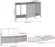 Jacuzzi ogrodowe vidaXL Obudowa do basenu/spa, czarny polirattan i lite drewno akacjowe 8