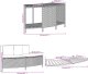 Jacuzzi ogrodowe vidaXL Obudowa do basenu/spa, czarny polirattan i lite drewno akacjowe 8