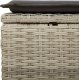 vidaXL 2-cz sofa ogrodowa z poduszkami, jasnoszary, rattan PE i akacja 4