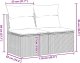 vidaXL 4-cz sofa ogrodowa z poduszkami, brązowy rattan PE i akacja 6