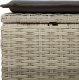 vidaXL 2-cz sofa ogrodowa z poduszkami, jasnoszary, rattan PE i akacja 4