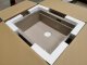 Zlewozmywak Quadron UNIQUE LOGAN 100 GraniteQ zlewozmywak soft taupe 56x45x21,5 cm 1-komorowy podwieszany z syfonem manualnym złoty 2