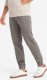 Ombre Męskie spodnie dzianinowe joggery z ozdobną plisą  grafitowe V4 OM-PAJO-0202 S 4