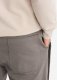 Ombre Męskie spodnie dzianinowe joggery z ozdobną plisą  grafitowe V4 OM-PAJO-0202 S 5