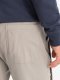 Ombre Dzianinowe spodnie męskie joggery z ozdobną plisą  popielate V1 OM-PAJO-0202 S 4