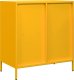 vidaXL Szafka, musztardowa, 68x39x73,5 cm, stal walcowana na zimno 7