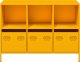 vidaXL Szafka, musztardowa, 101,5x39x73,5 cm, stal walcowana na zimno 5