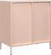vidaXL Szafka, różowa, 68x39x73,5 cm, stal walcowana na zimno 7