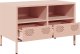 vidaXL Szafka RTV, różowa, 68x39x43,5 cm, stal walcowana na zimno 4