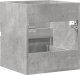 vidaXL Szafka pod umywalkę, szarość betonu, 41x38,5x45 cm 7