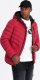 Kurtka męska Ombre Pikowana sportowa kurtka męska z kontrastowym zamkiem  czerwona V8 OM-JALP-0179 S 3