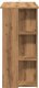 vidaXL Stolik barowy z półkami, dąb artisan, 102x50x103,5 cm 5