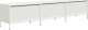 vidaXL Szafka RTV, biała, 202x39x43,5 cm, stal walcowana na zimno 7