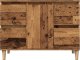 vidaXL Szafka pod umywalkę, stare drewno, 80x33x60 cm 4