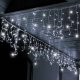 Springos Kurtyna świetlna 300 led girlanda, lampki wewnętrzno-zewnętrzne sople biały zimny + flash UNIWERSALNY 9