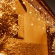 Springos Kurtyna świetlna 300 led girlanda, lampki wewnętrzno-zewnętrzne sople biały ciepły + flash UNIWERSALNY 12