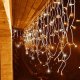Springos Kurtyna świetlna 300 led girlanda, lampki wewnętrzno-zewnętrzne sople biały ciepły + flash UNIWERSALNY 16