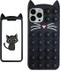 GEL ETUI DO IPHONE X CASE OBUDOWA COVER POKROWIEC FUTERAŁ PLECKI CZARNY KOTEK 1
