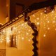 Springos Kurtyna świetlna 500 led girlanda, lampki wewnętrzno-zewnętrzne sople biały ciepły + flash UNIWERSALNY 26