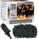 Lampki choinkowe Springos Lampki choinkowe 300 led biały ciepły 15m oświetlenie świąteczne IP44 UNIWERSALNY 13