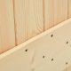 vidaXL Drzwi, 80x210 cm, lite drewno sosnowe 6