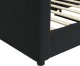 vidaXL Sofa z funkcją spania, czarna, 100x200 cm, obita aksamitem 6