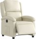 vidaXL Elektryczny fotel rozkładany, kremowy, obity sztuczną skórą 3