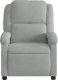 vidaXL Elektryczny fotel rozkładany, jasnoszary, obity aksamitem 8