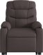 vidaXL Podnoszony fotel masujący, rozkładany, ciemnobrązowy, tkanina 8