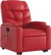 vidaXL Podnoszony fotel masujący, rozkładany, czerwony 4