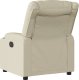 vidaXL Elektryczny fotel rozkładany, kremowy, obity sztuczną skórą 5