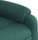 vidaXL Podnoszony fotel masujący, rozkładany, ciemnozielony, tkanina 10