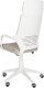 Krzesło biurowe Beliani Krzesło biurowe regulowane beżowoszare z białym DELIGHT 5