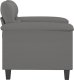 vidaXL Fotel, ciemnoszary, 60 cm, obity mikrofibrą 4
