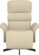 vidaXL Rozkładany fotel z podnóżkiem, kremowy, tkanina 1