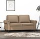 vidaXL 2-osobowa sofa, kolor cappuccino, 120 cm, sztuczna skóra 1