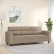 vidaXL 3-osobowa sofa, taupe, 180 cm, tapicerowana mikrofibrą 1