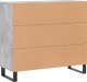 vidaXL Szafka, szarość betonu, 90x34x80 cm 8
