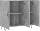 vidaXL Szafka, szarość betonu, 90x34x80 cm, materiał drewnopochodny 5