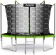 Trampolina ogrodowa Neo-Sport NeoSport Trampolina ogrodowa 8ft/252cm z siatką wewnętrzną i drabinką 1