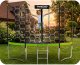Trampolina ogrodowa Neo-Sport NeoSport Trampolina ogrodowa 8ft/252cm z siatką wewnętrzną i drabinką 11