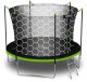Trampolina ogrodowa Neo-Sport NeoSport Trampolina ogrodowa 8ft/252cm z siatką wewnętrzną i drabinką 12