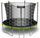 Trampolina ogrodowa Neo-Sport NeoSport Trampolina ogrodowa 10ft/312cm z siatką wewnętrzną i drabinką 1