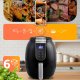 Frytkownica beztłuszczowa Berdsen z wyświetlaczem Air fryer BD-651 6