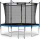 Trampolina ogrodowa Neo-Sport NeoSport Trampolina ogrodowa 8ft/252cm z siatką wewnętrzną i drabinką 11