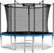 Trampolina ogrodowa Neo-Sport NeoSport Trampolina ogrodowa 8ft/252cm z siatką wewnętrzną i drabinką 2